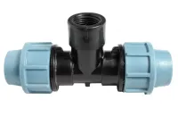 Тройник компрессионный Unidelta 32 х ½" х32 с внутренней резьбой