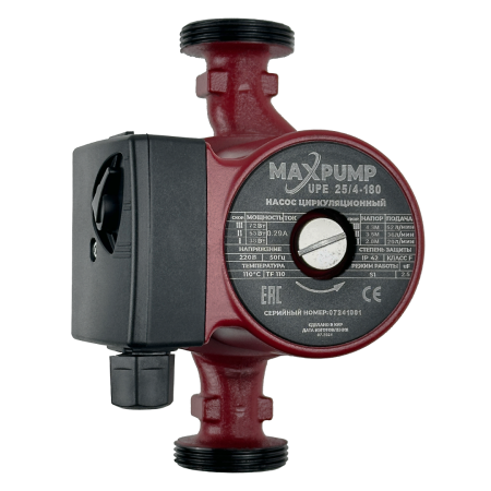 Циркуляционный насос MAXPUMP UPE 25/4-180