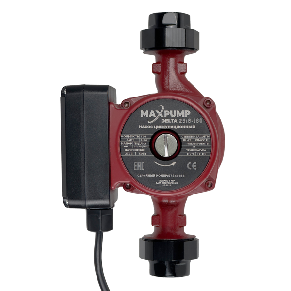 Циркуляционный насос MAXPUMP DELTA 25/6-180
